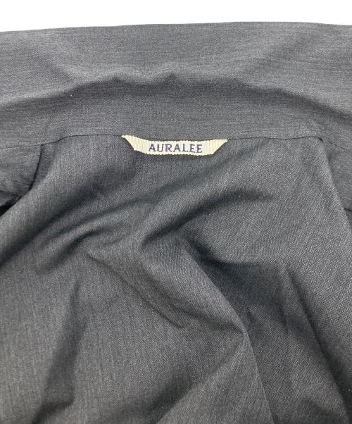 AURALEE（オーラリー）AURALEE (オーラリー) WOOL SILK TROPICAL SHIRTS JACKET グレー サイズ:SIZE5の古着・服飾アイテム