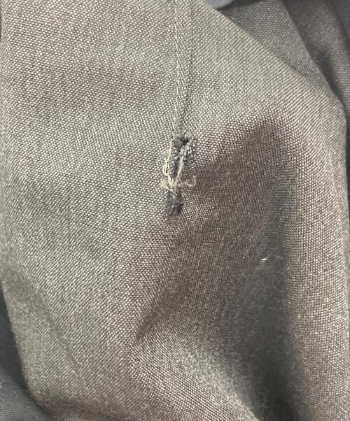 AURALEE（オーラリー）AURALEE (オーラリー) WOOL SILK TROPICAL SLACKS グレー サイズ:SIZE5の古着・服飾アイテム