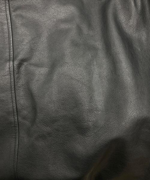GAP（ギャップ）GAP (ギャップ) レザーカーコート ブラック サイズ:SIZE Lの古着・服飾アイテム