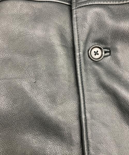 GAP（ギャップ）GAP (ギャップ) レザーカーコート ブラック サイズ:SIZE Lの古着・服飾アイテム