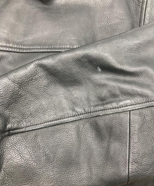 GAP（ギャップ）GAP (ギャップ) レザーカーコート ブラック サイズ:SIZE Lの古着・服飾アイテム