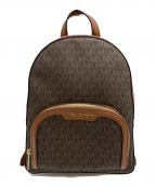 MICHAEL KORSマイケル・コース）の古着「モノグラム バックパック」｜ブラウン