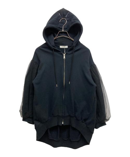 COEL（コエル）COEL (コエル) チュールジップパーカー ブラック サイズ:SIZE Free 未使用品の古着・服飾アイテム