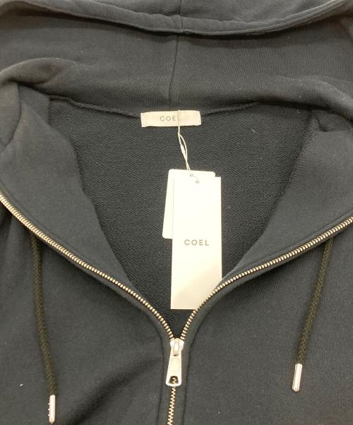 COEL（コエル）COEL (コエル) チュールジップパーカー ブラック サイズ:SIZE Free 未使用品の古着・服飾アイテム