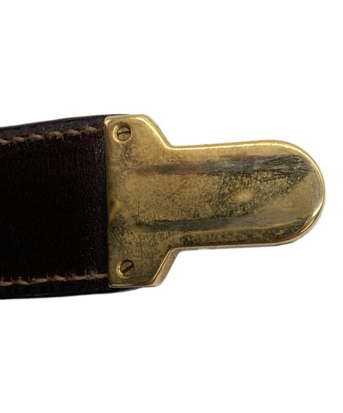 FENDI（フェンディ）FENDI (フェンディ) ズッカ柄バニティバッグ ブラック×ブラウンの古着・服飾アイテム