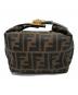 FENDI（フェンディ）の古着「ズッカ柄バニティバッグ」｜ブラック×ブラウン