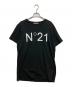 N°21 numero ventuno（ヌメロヴェントゥーノ）の古着「半袖Tシャツ」｜ブラック