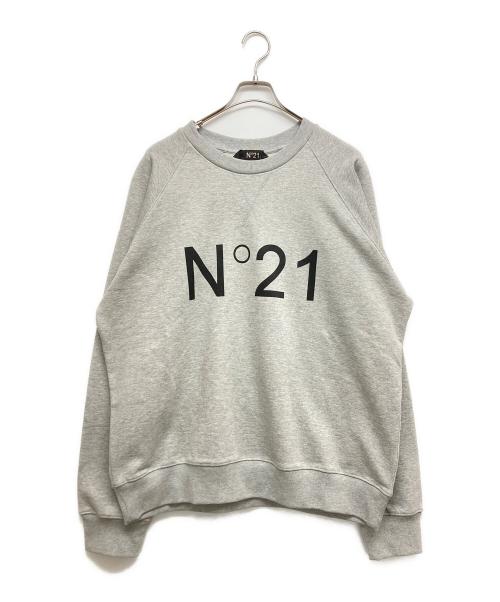 N°21 numero ventuno（ヌメロヴェントゥーノ）N°21 numero ventuno (ヌメロヴェントゥーノ) スウェットシャツ グレー サイズ:SIZE XL 未使用品の古着・服飾アイテム