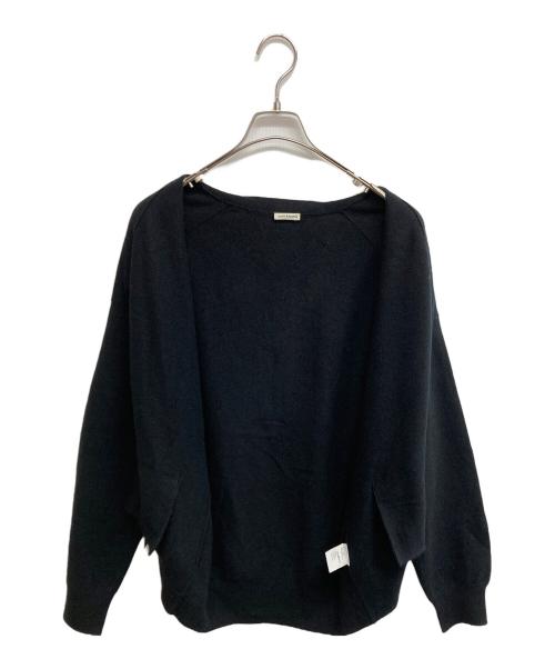 cash&barba（キャッシュ&バルバ）cash&barba (キャッシュ&バルバ) MONGOLIAN CASHMERE CARDIGAN ブラック サイズ:SIZE2の古着・服飾アイテム