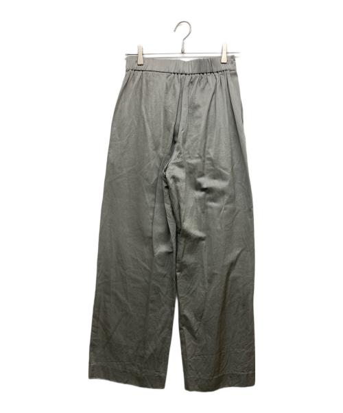 BLAMINK（ブラミンク）BLAMINK (ブラミンク) シルク混ワイドパンツ グレー サイズ:SIZE 36の古着・服飾アイテム