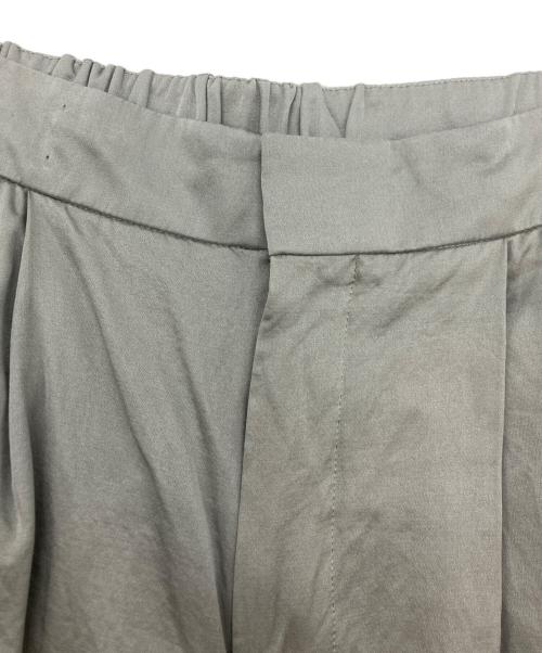 BLAMINK（ブラミンク）BLAMINK (ブラミンク) シルク混ワイドパンツ グレー サイズ:SIZE 36の古着・服飾アイテム