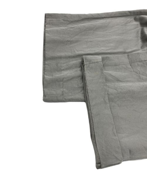 BLAMINK（ブラミンク）BLAMINK (ブラミンク) シルク混ワイドパンツ グレー サイズ:SIZE 36の古着・服飾アイテム