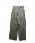 BLAMINK (ブラミンク) シルク混ワイドパンツ グレー サイズ:SIZE 36：8000円