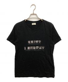 Saint Laurent Paris（サンローランパリ）の古着「半袖Tシャツ」｜ブラック