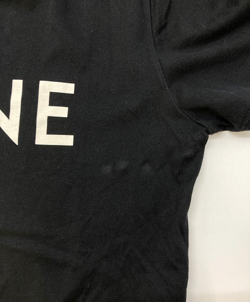 CELINE（セリーヌ）CELINE (セリーヌ) ロゴプリントTシャツ ブラック サイズ:SIZE Mの古着・服飾アイテム