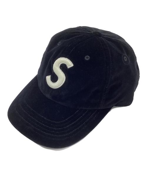 SUPREME（シュプリーム）SUPREME (シュプリーム) Sロゴベロアキャップ ブラックの古着・服飾アイテム