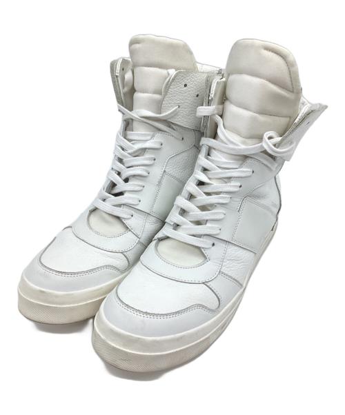 CINZIA ARAIA（チンツィア アライア）CINZIA ARAIA (チンツィア アライア) ハイカットスニーカーブーツ ホワイト サイズ:SIZE 42の古着・服飾アイテム