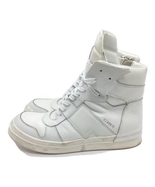 CINZIA ARAIA（チンツィア アライア）CINZIA ARAIA (チンツィア アライア) ハイカットスニーカーブーツ ホワイト サイズ:SIZE 42の古着・服飾アイテム