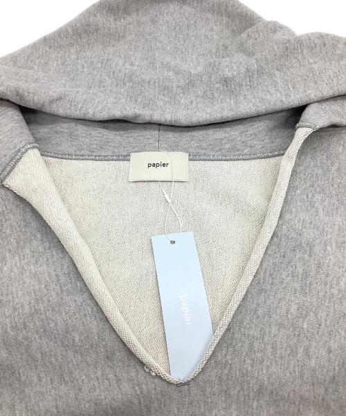 papier（パピエ）papier (パピエ) Broken parker グレー サイズ:SIZE Free 未使用品の古着・服飾アイテム