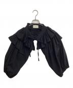 papierパピエ）の古着「Holder blouse」｜ブラック