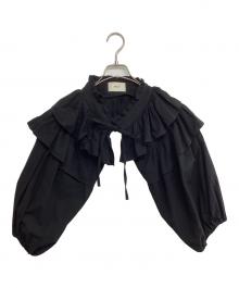 papier（パピエ）の古着「Holder blouse」｜ブラック