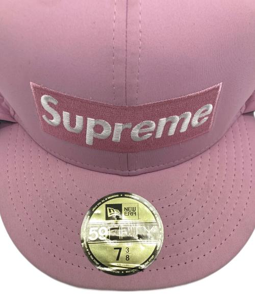 SUPREME（シュプリーム）SUPREME (シュプリーム) New Era (ニューエラ) WINDSTOPPER Earflap Box Logo ピンク サイズ:7 3/8の古着・服飾アイテム