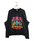 KITH×MARVELキス×マーベル）の古着「Team Up crewneck」｜ブラック