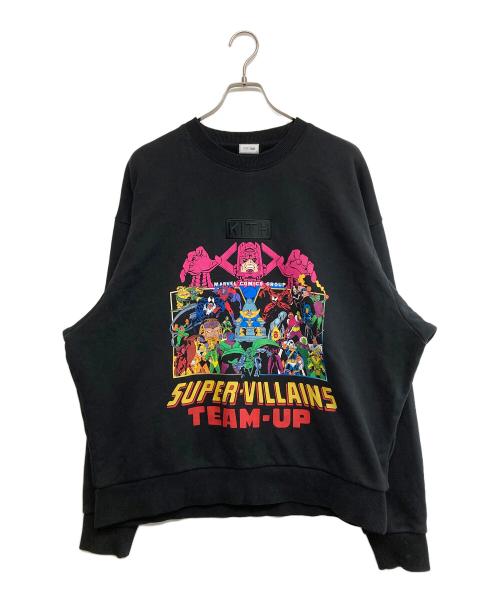 KITH（キス）KITH (キス) MARVEL (マーベル) Team Up crewneck ブラック サイズ:SIZE XLの古着・服飾アイテム