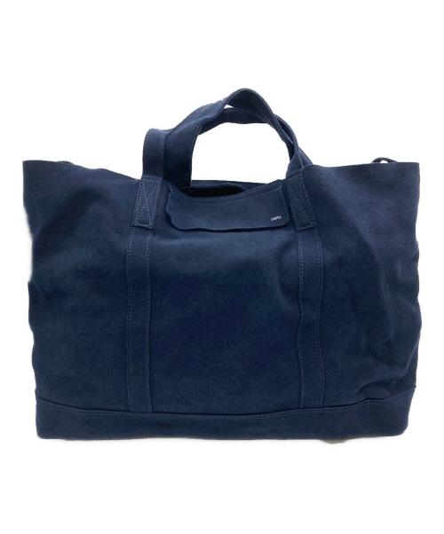 zattu（ザッツ）zattu (ザッツ) スエードトートバッグ ネイビー サイズ:実寸サイズをご参照下さい。の古着・服飾アイテム