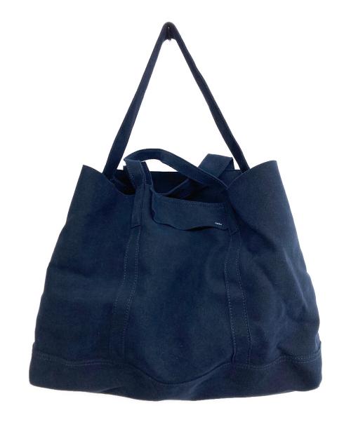 zattu（ザッツ）zattu (ザッツ) スエードトートバッグ ネイビー サイズ:実寸サイズをご参照下さい。の古着・服飾アイテム