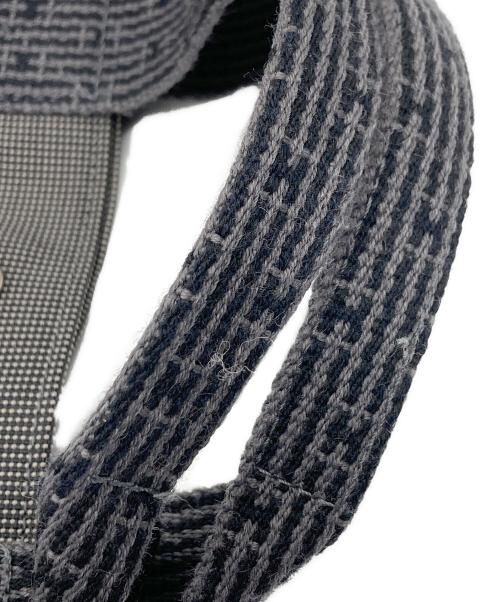 HERMES（エルメス）HERMES (エルメス) エールラインMMトートバッグ ブラック×グレーの古着・服飾アイテム