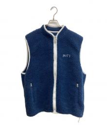 BoTT（ボット）の古着「Full Zip Fleece Vest」｜ネイビー
