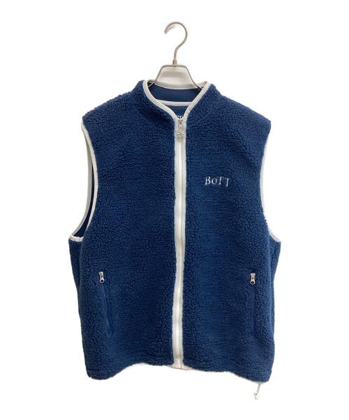 BoTT（ボット）BoTT (ボット) Full Zip Fleece Vest ネイビー サイズ:SIZE XLの古着・服飾アイテム