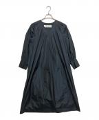 PLAIN PEOPLEプレインピープル）の古着「ブラウスワンピース」｜ネイビー