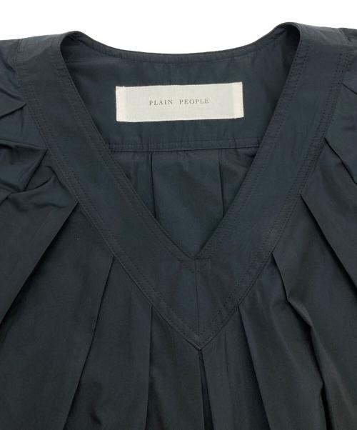 PLAIN PEOPLE（プレインピープル）PLAIN PEOPLE (プレインピープル) ブラウスワンピース ネイビー サイズ:SIZE 2の古着・服飾アイテム