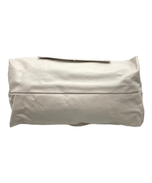 JIL SANDER NAVY（ジルサンダー ネイビー）JIL SANDER NAVY (ジルサンダー ネイビー) レザートートバッグ ホワイト サイズ:実寸サイズをご参照下さい。の古着・服飾アイテム