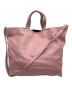 JIL SANDER NAVY (ジルサンダー ネイビー) トートバッグ ピンク サイズ:実寸サイズをご参照下さい。　：12000円