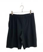 HOMME PLISSE ISSEY MIYAKEオム プリッセ イッセイ ミヤケ）の古着「ハーフパンツ」｜ブラック