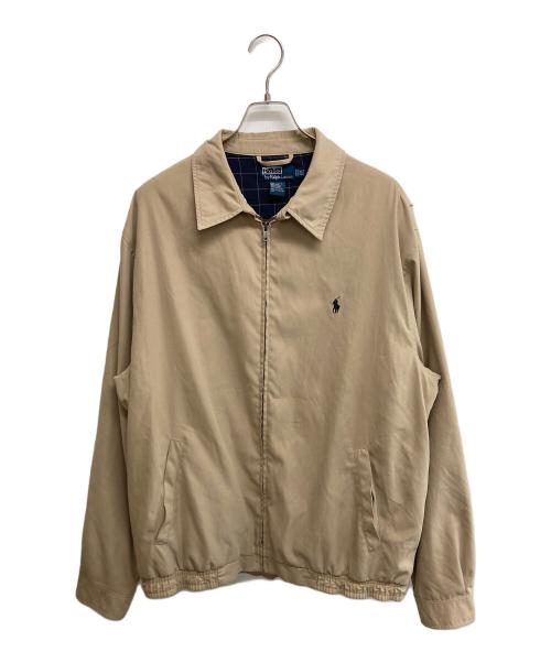 POLO RALPH LAUREN（ポロ・ラルフローレン）POLO RALPH LAUREN (ポロ・ラルフローレン) スイングトップ ベージュ サイズ:SIZE XLTの古着・服飾アイテム