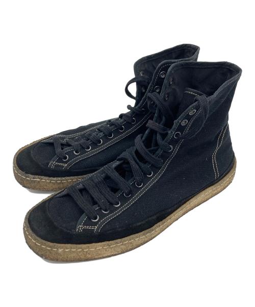 LEMAIRE（ルメール）LEMAIRE (ルメール) HI SNEAKERS/ハイカットスニーカー ブラック サイズ:記載なしの古着・服飾アイテム