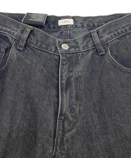 CIOTA（シオタ）CIOTA (シオタ) スビンコットン 13,5oz バギーデニム ブラック サイズ:SIZE33の古着・服飾アイテム