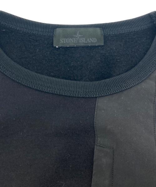 STONE ISLAND（ストーンアイランド）STONE ISLAND (ストーンアイランド) SWEATSHIRT ブラック サイズ:SIZE Mの古着・服飾アイテム