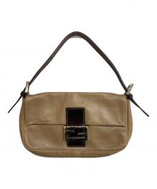 FENDI（フェンディ）の古着「オールレザーワンショルダーバッグ」｜ブラウン