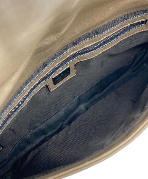 FENDI（フェンディ）FENDI (フェンディ) オールレザーワンショルダーバッグ ブラウン サイズ:実寸サイズをご参照下さい。の古着・服飾アイテム