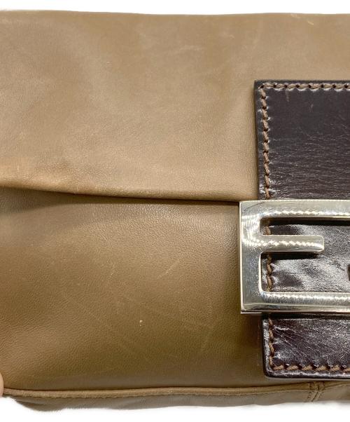 FENDI（フェンディ）FENDI (フェンディ) オールレザーワンショルダーバッグ ブラウン サイズ:実寸サイズをご参照下さい。の古着・服飾アイテム