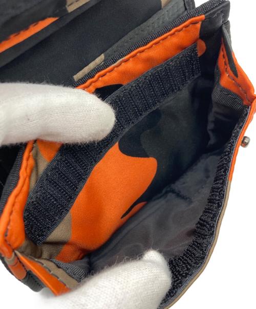 PORTER（ポーター）PORTER (ポーター) PS CAMO WALLET オレンジの古着・服飾アイテム