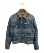 POLO RALPH LAUREN×NAIOMI GLASSESポロ・ラルフローレン×ナイオミ・グラスズ）の古着「トラッカージャケット」｜インディゴ