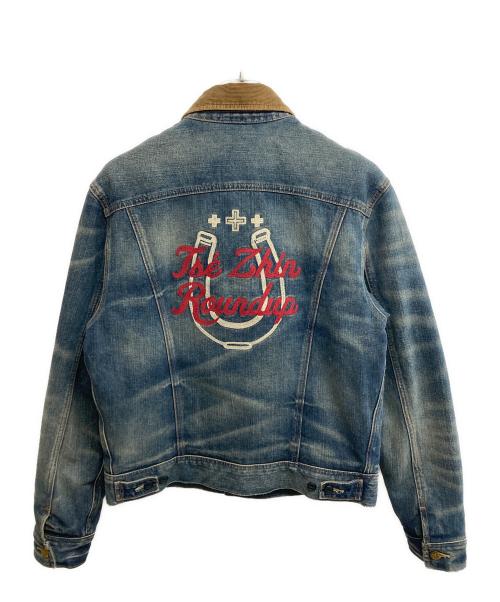 POLO RALPH LAUREN（ポロ・ラルフローレン）POLO RALPH LAUREN (ポロ・ラルフローレン) NAIOMI GLASSES (ナイオミ・グラスズ) トラッカージャケット インディゴ サイズ:SIZE Sの古着・服飾アイテム