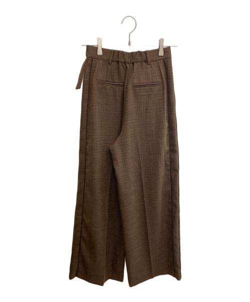 Lily Brown（リリーブラウン）Lily Brown (リリーブラウン) ハートチャームサイドラインパンツ ブラウン サイズ:SIZE0の古着・服飾アイテム