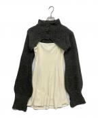 ANDMARYアンドマリー）の古着「Zoey velour set dress　AM1498」｜グレー